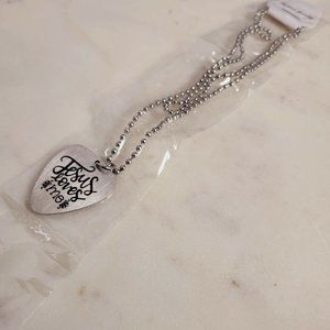 Jesus Loves Me Pendant Christian Guitar Pick.Easter Christian Gift Music Jewelry